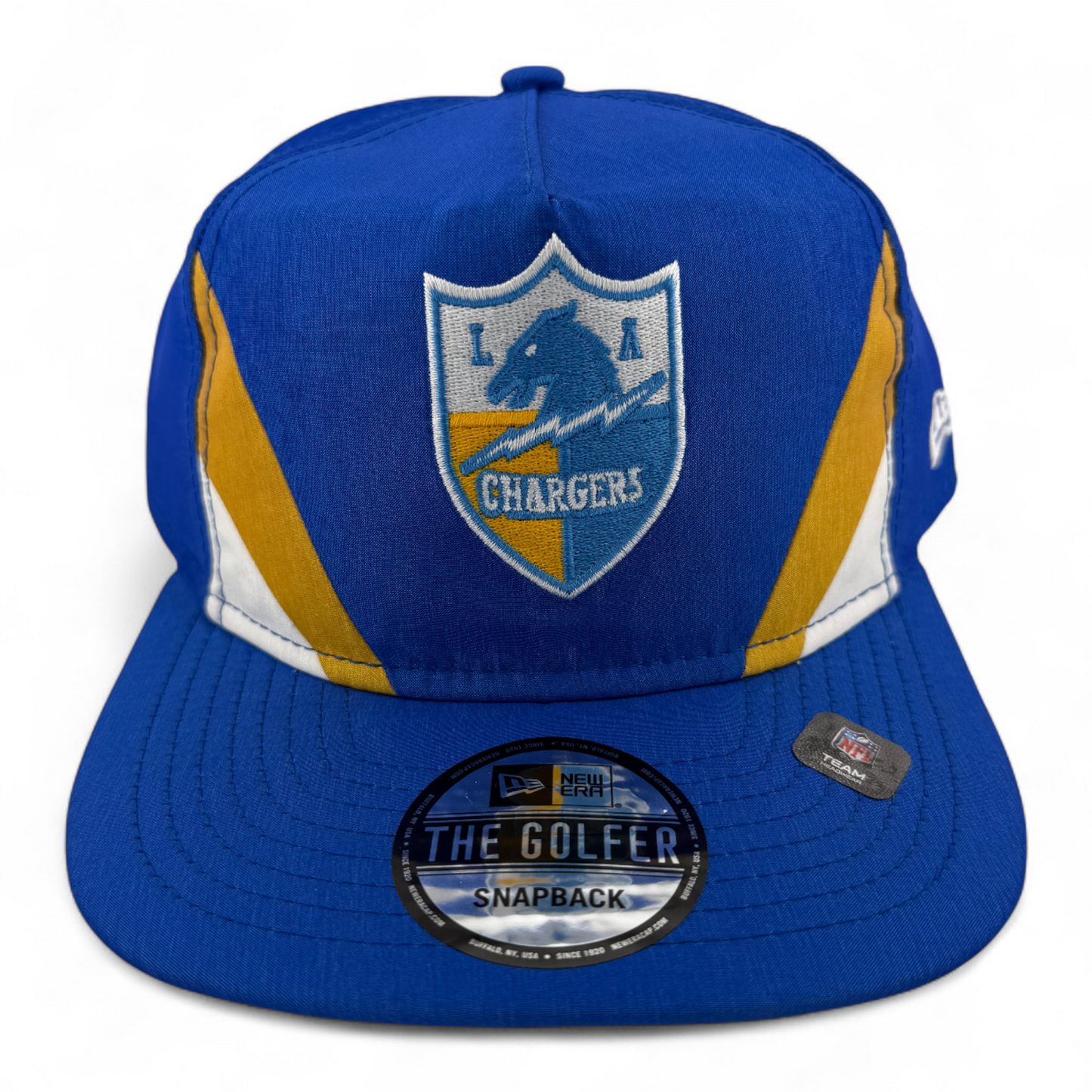 New Era Los Angeles Chargers NFL Retro Nylon Golfer A-Frame Snapback Adjustable