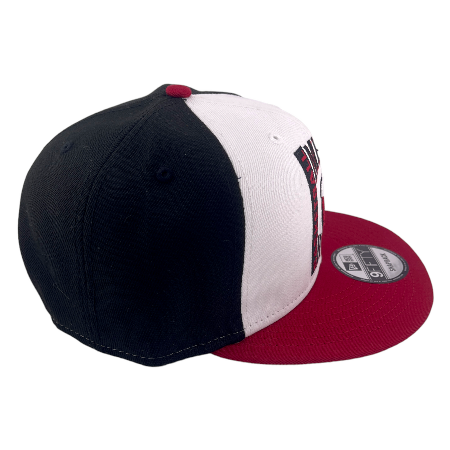 New Era Miami Heat Retro Logo Black/White/Red/Grey UV NBA 9FIFTY Snapback Hat Cap