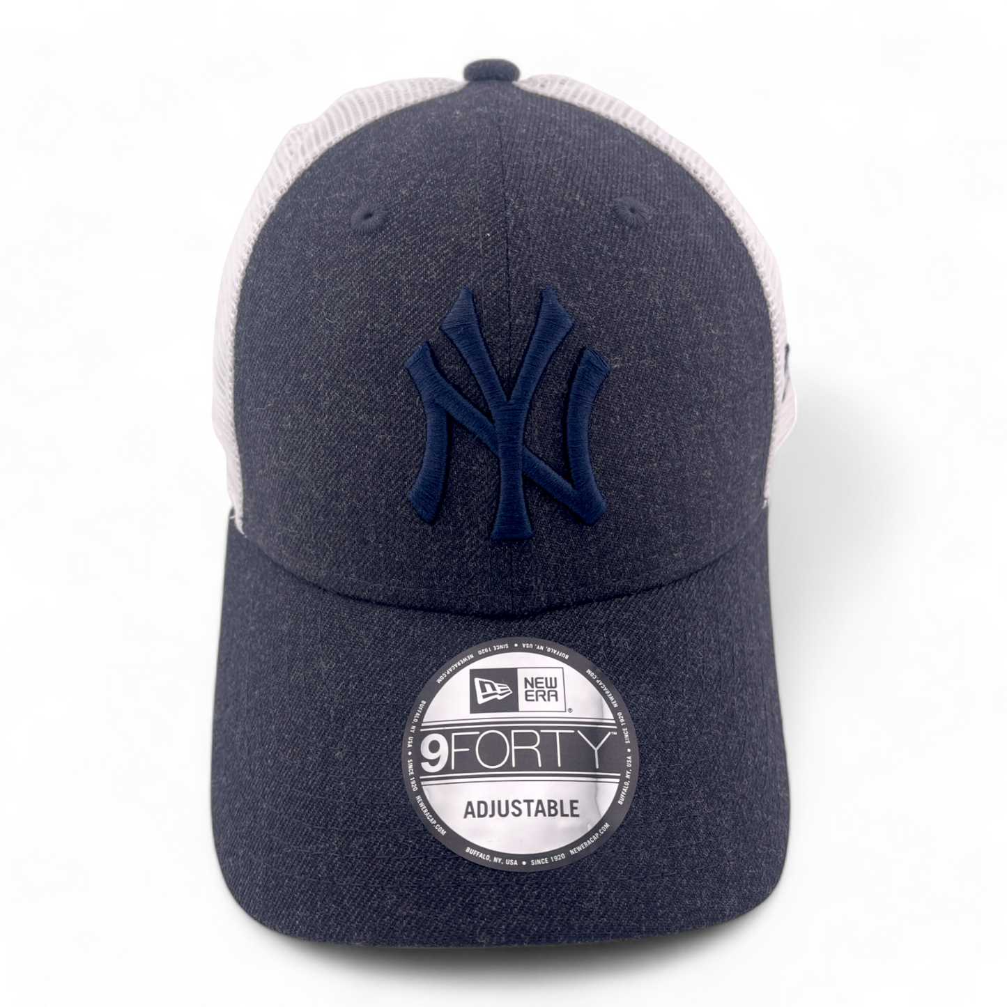 New Era New York Yankees MLB Navy Homefield 9Forty Mesh Snapback Adjustable Hat Cap