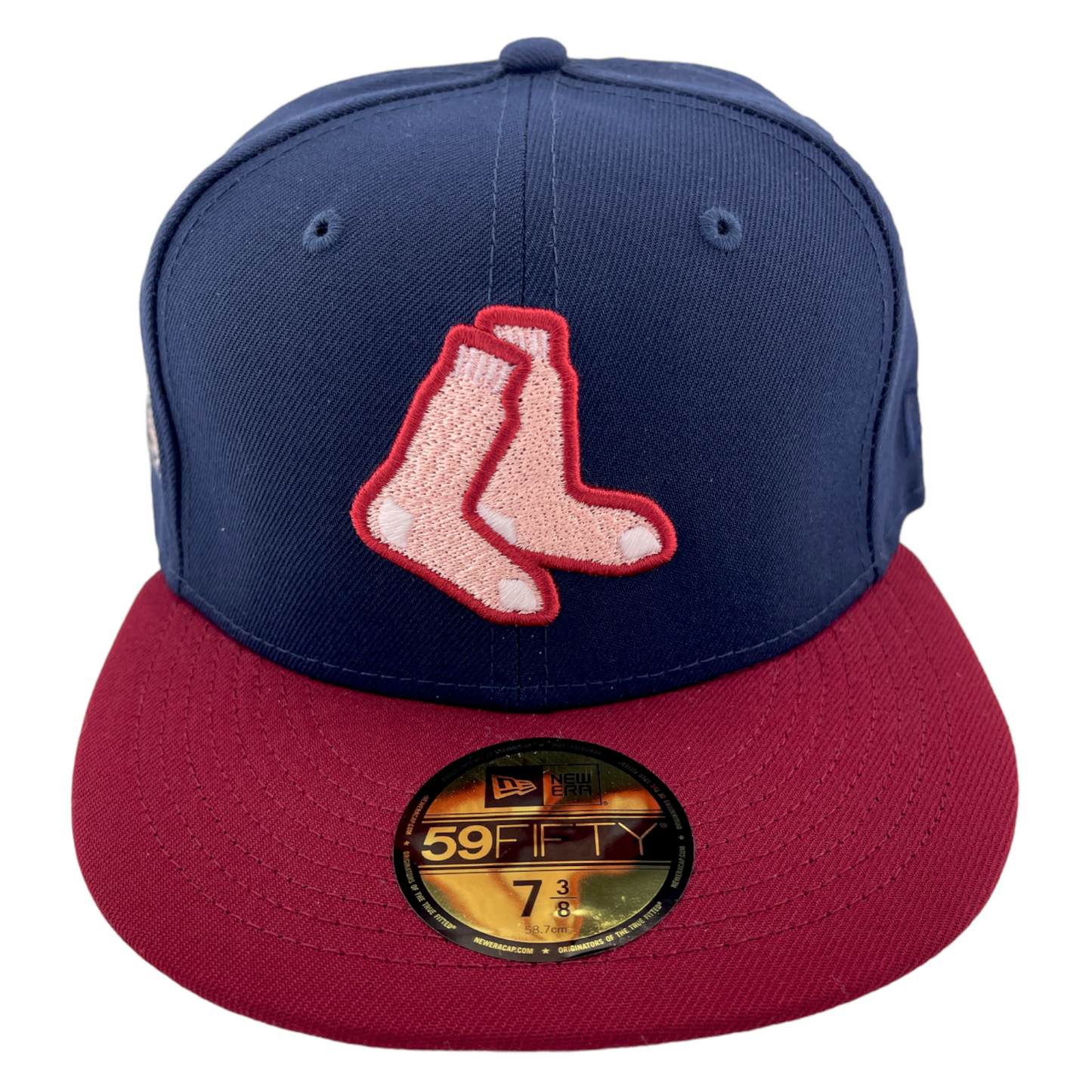 New Era Boston Red Sox MLB 2004 World Series Patch Navy 59Fifty Fitted Hat Cap