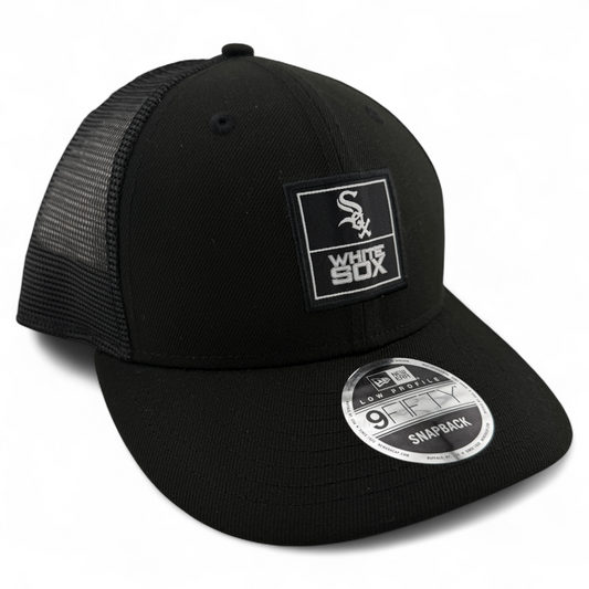 New Era Chicago White Sox MLB Labeled Logo 9Fifty Low Profile Trucker Snapback