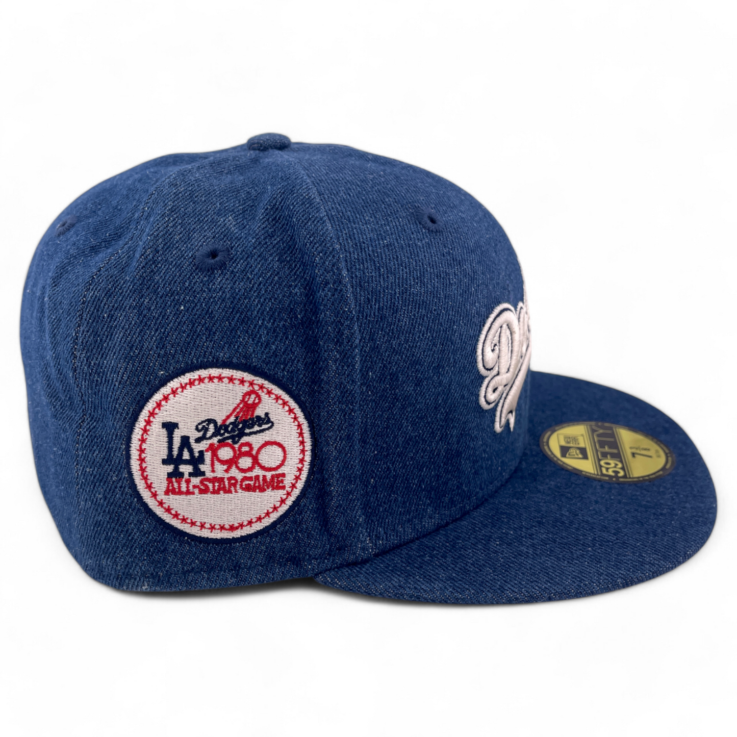 New Era Los Angeles Dodgers MLB Denim 1980 All-Star Game 59FIFTY Fitted Hat Cap