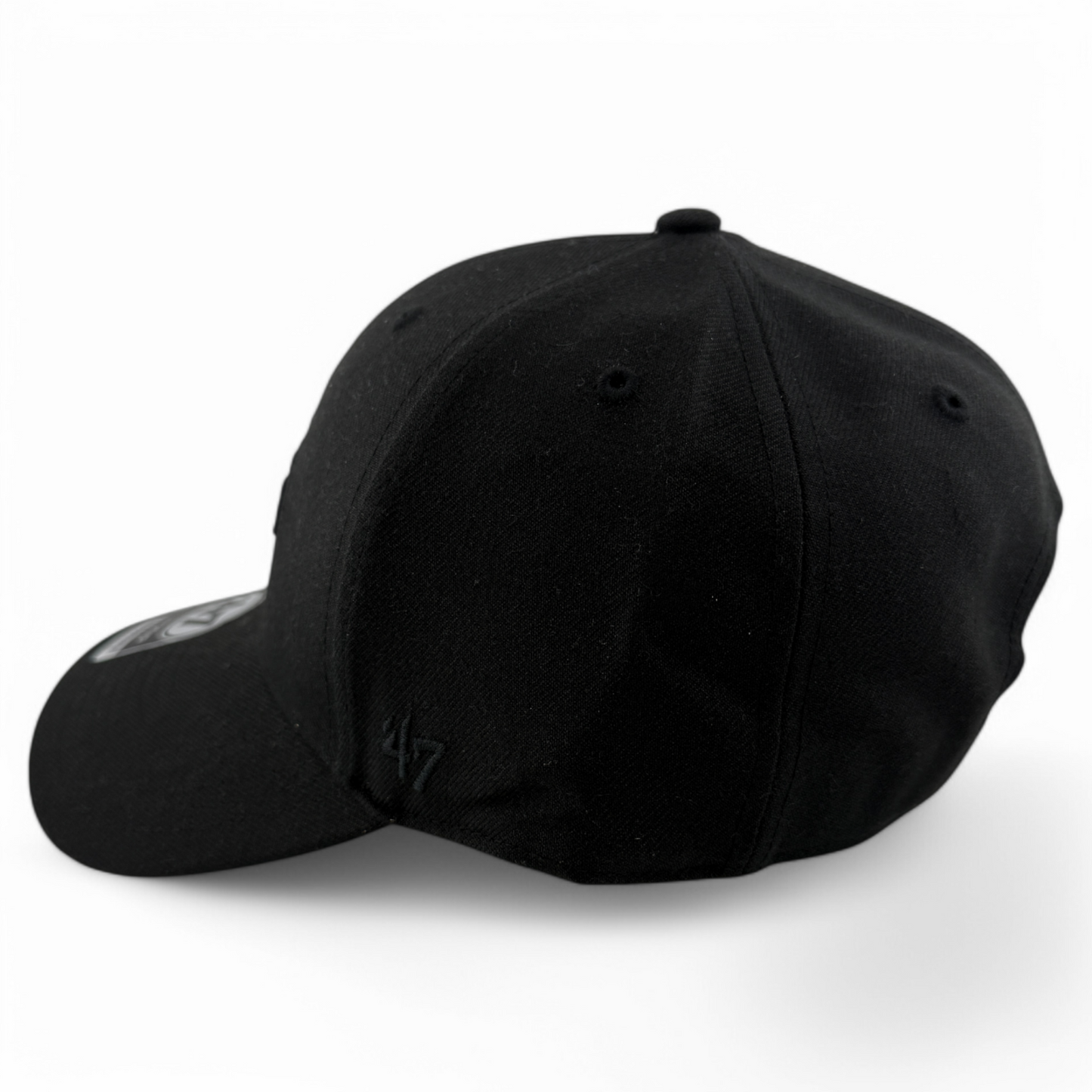 '47 Brand Arizona Coyotes NHL Kachina Solid Black Logo MVP Adjustable Hat Cap