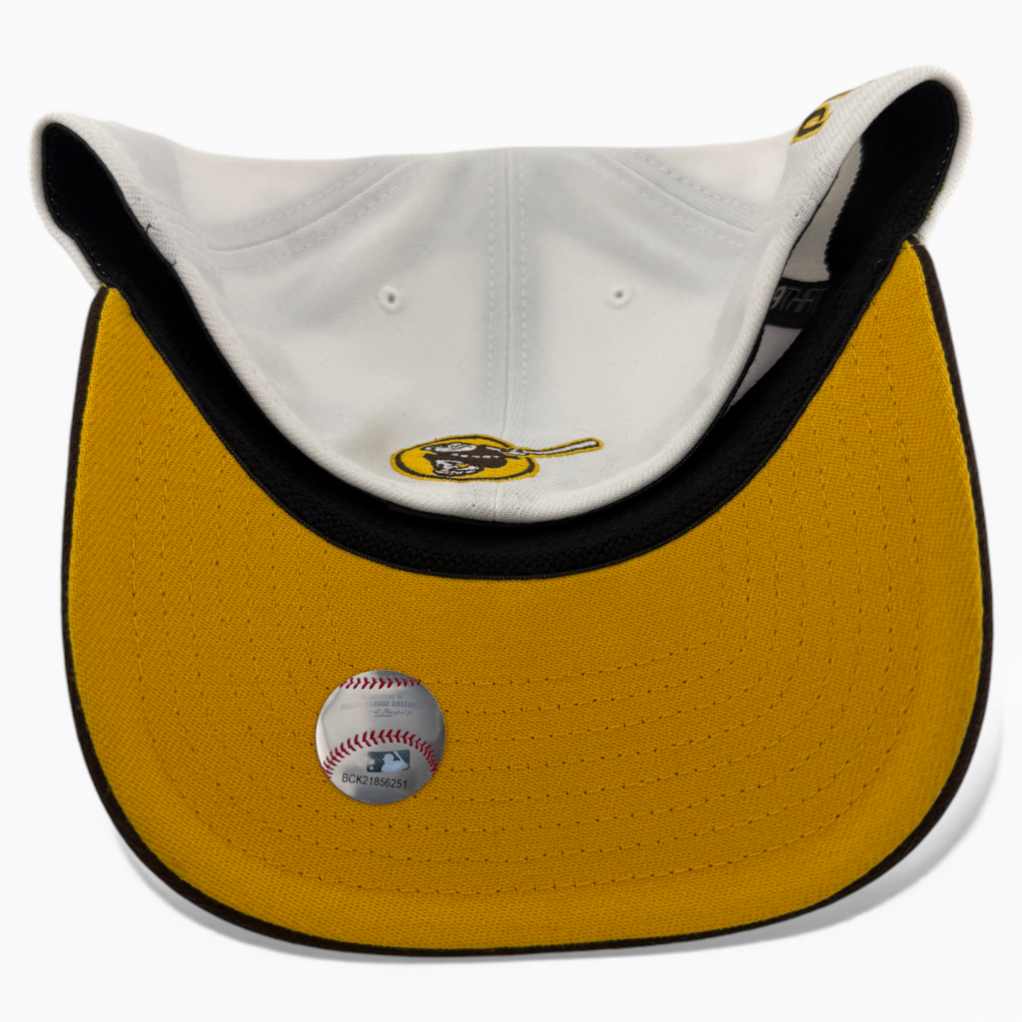 New Era San Diego Padres MLB Swinger Combo Logo Brown 39Thirty Flex Fit Hat Cap