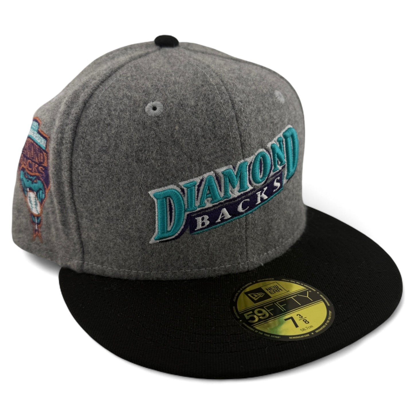 New Era Arizona Diamondbacks MLB Melton 2-Tone Wool Inaugural 59FIFTY Fitted Hat