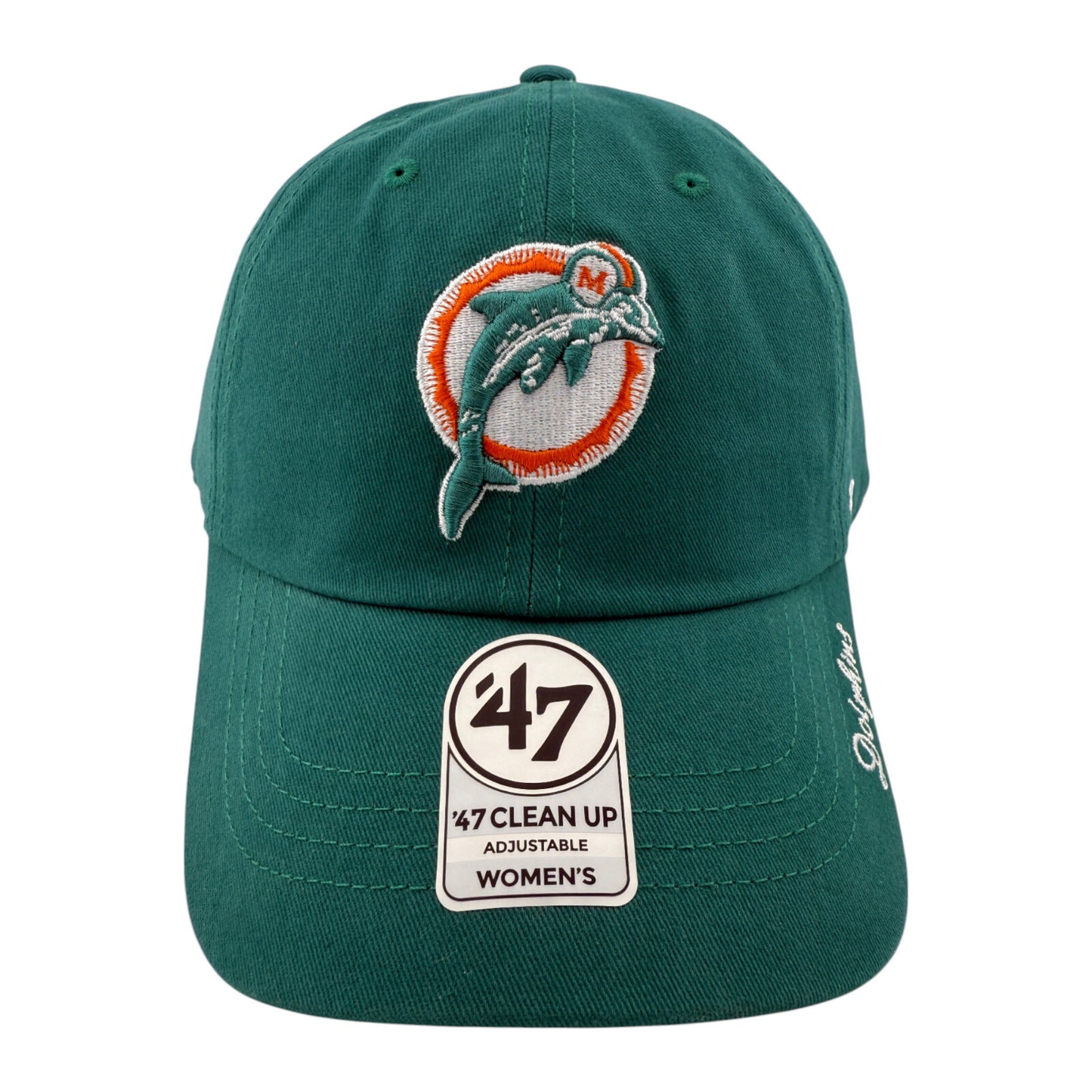'47 Brand Miami Dolphins NFL Miata Women's Clean Up Adjustable Dad Hat Cap