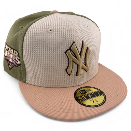 New Era New York Yankees MLB Thermal Front Pack Green/Cream 59FIFTY Fitted Hat