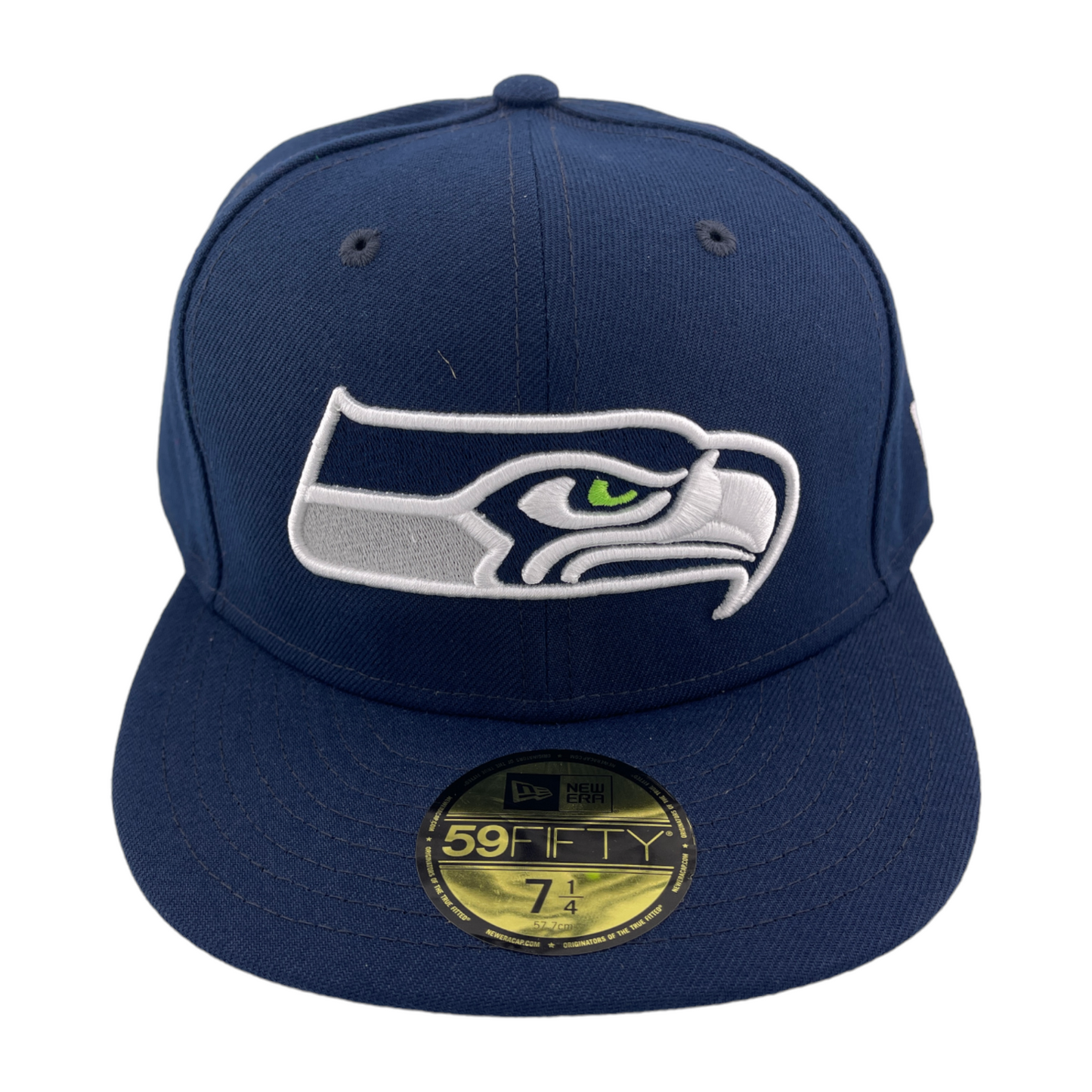 New Era Seattle Seahawks Classic Omaha Main Navy Blue/Grey UV 59Fifty Fitted Hat Cap