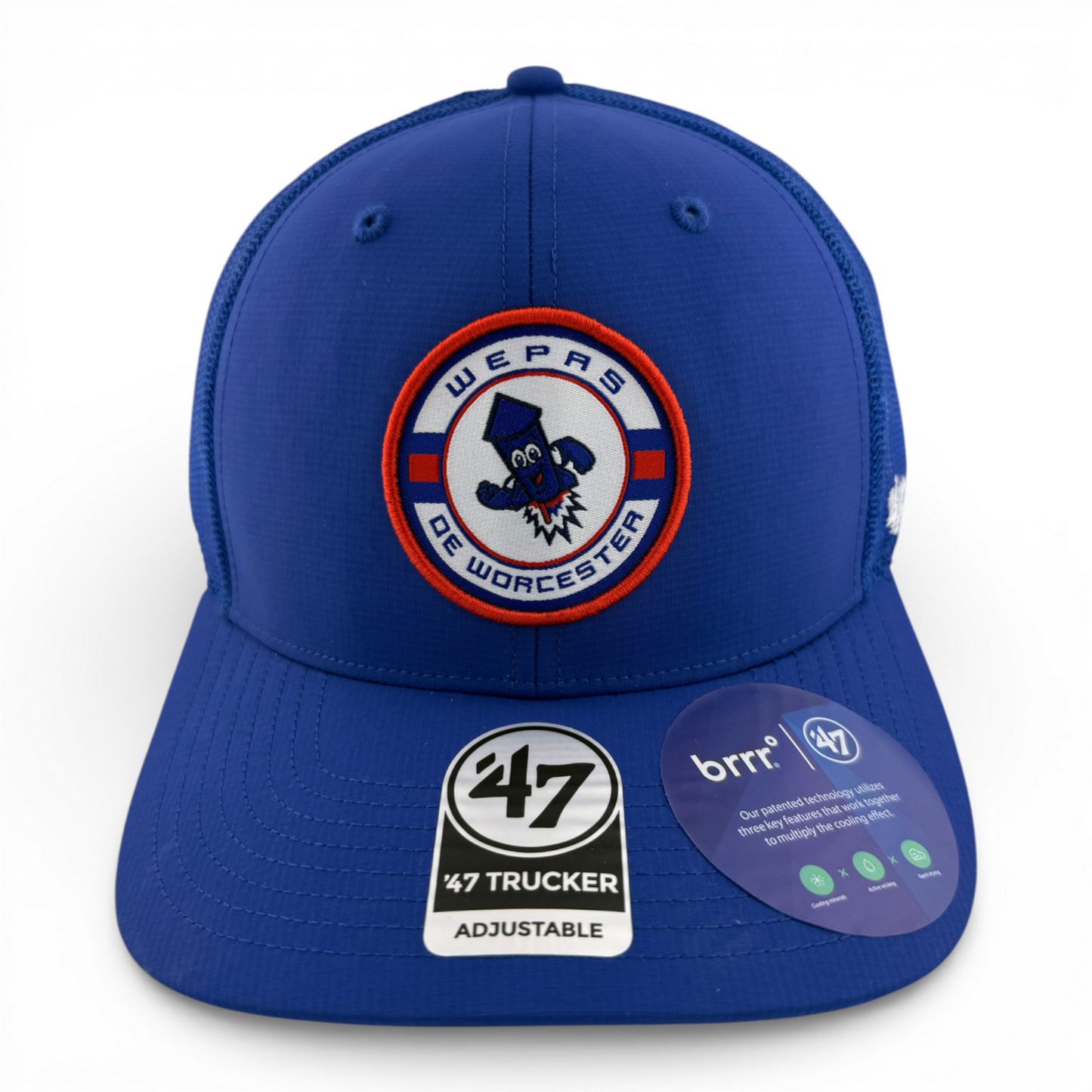 '47 Brand Los Wepas de Worcester Royal Wepa Berm Trucker Snapback Adjustable Hat