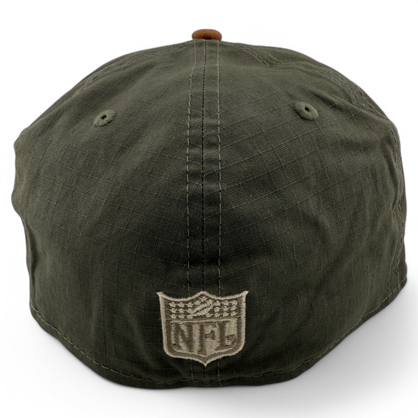 New Era Houston Oilers NFL Ripstop Olive 1960 Established 59Fifty Fitted Hat Cap