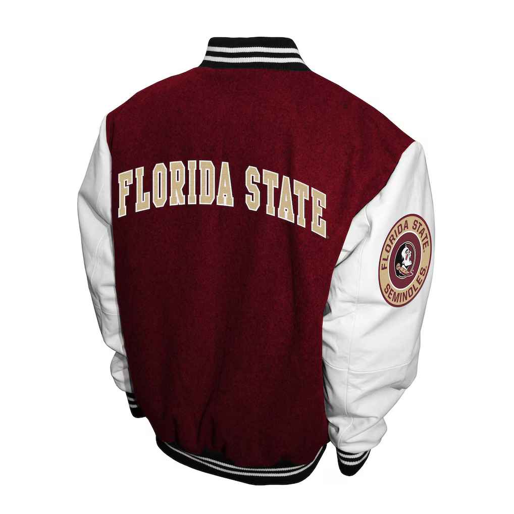 Franchise Club Florida State Seminoles Graduate Full-Snap Letterman Jacket