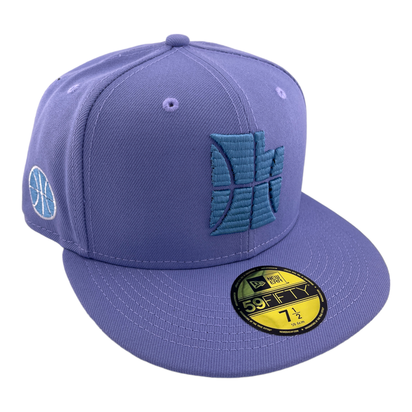 New Era Utah Jazz Pro Image Exclusive Purple Haze Blue UV NBA 59Fifty Fitted Hat Cap