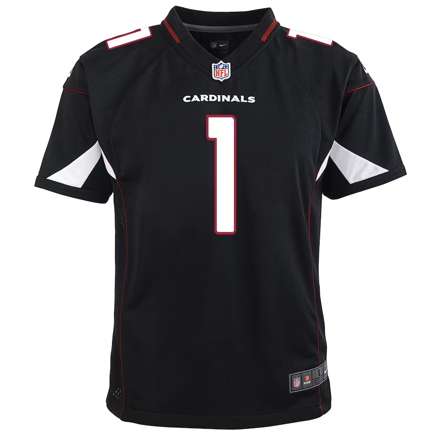 Nike Arizona Cardinals Kyler Murray #1 Player Alternate Jersey Black Youth