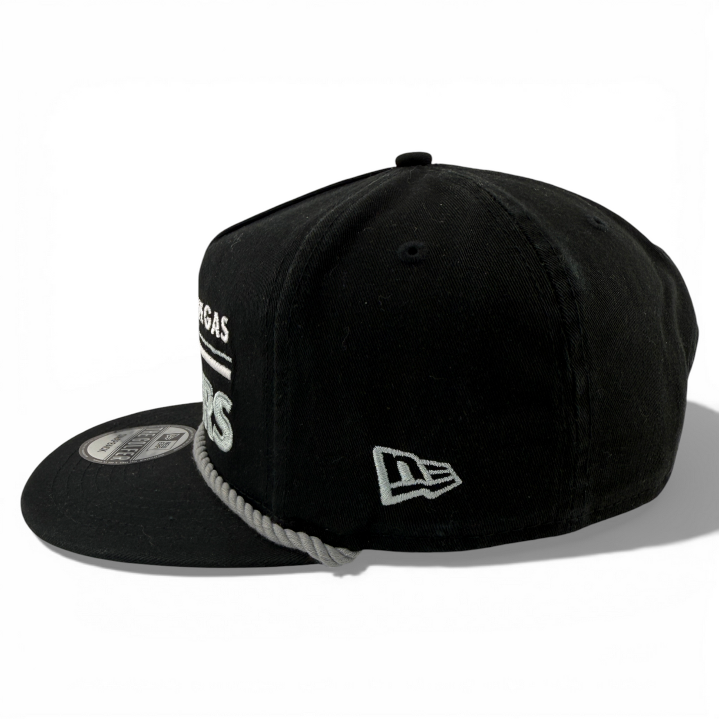 New Era Las Vegas Raiders NFL Retro Bar Golfer A-Frame Snapback Adjustable Hat