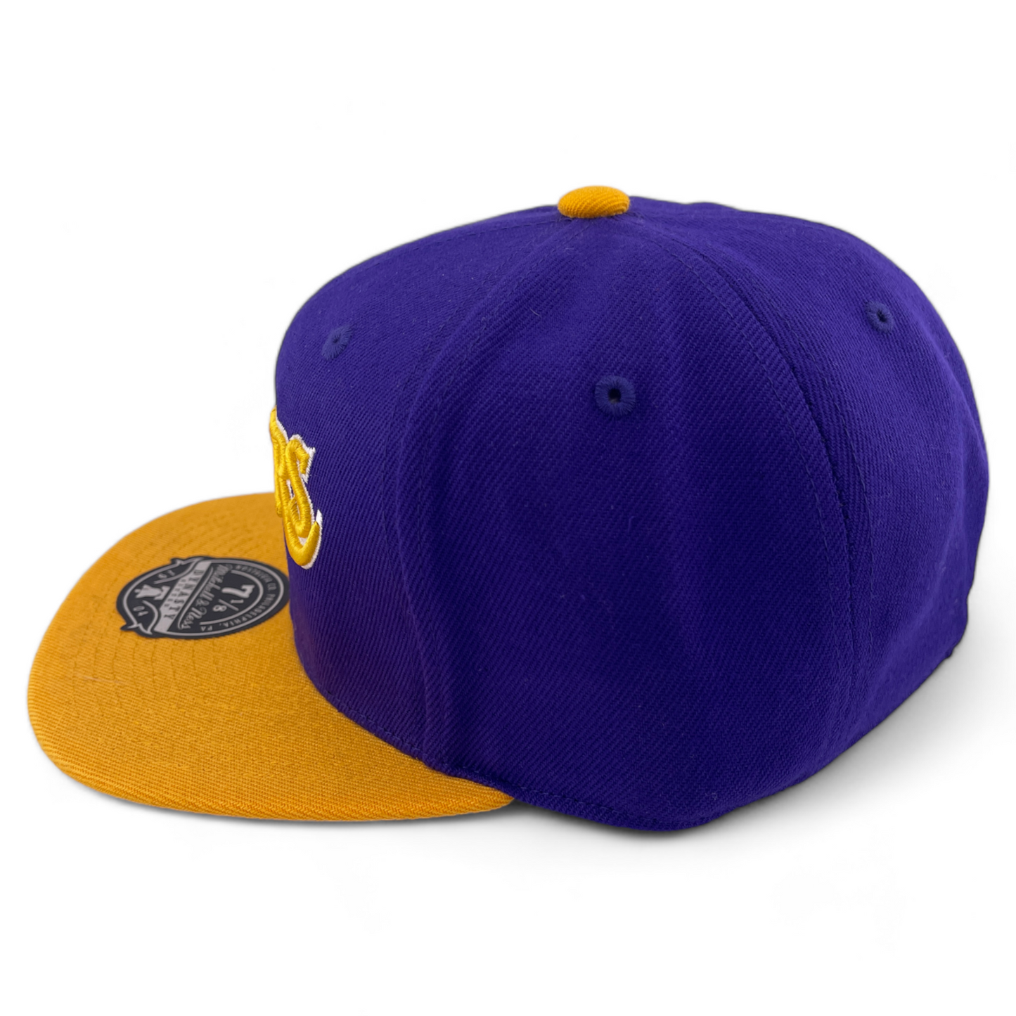 Mitchell & Ness Los Angeles Lakers NBA HWC Wool 2-Tone Yellow Fitted Hat Cap