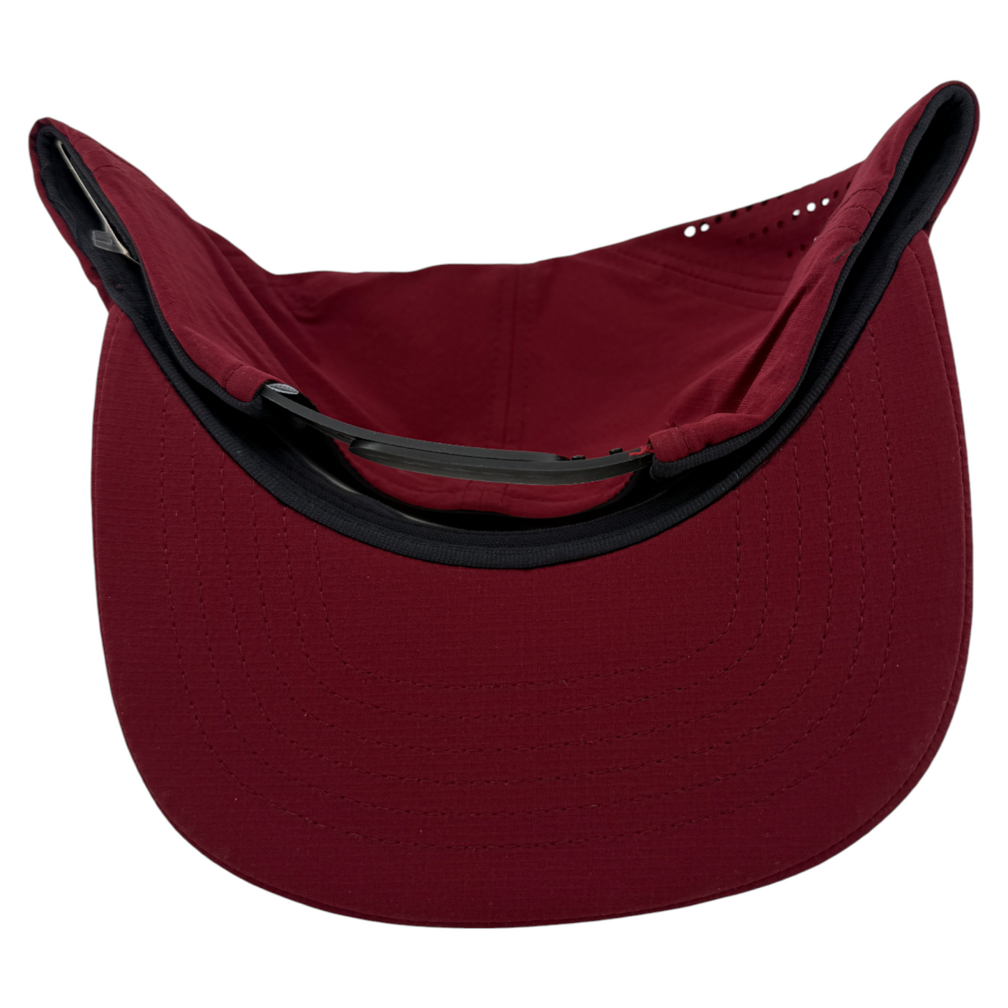 Fox Racing Non Stop Tech Logo Sport A-Frame Maroon Adjustable Snapback Hat Cap