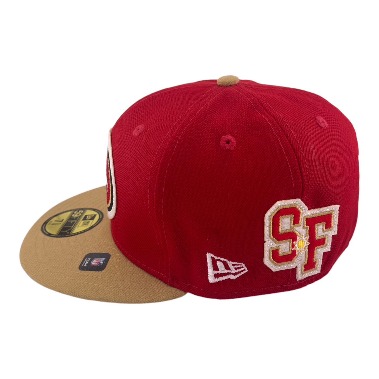 New Era San Francisco 49ers Super Bowl XXIX Patch Letterman 59FIFTY Fitted Hat Cap