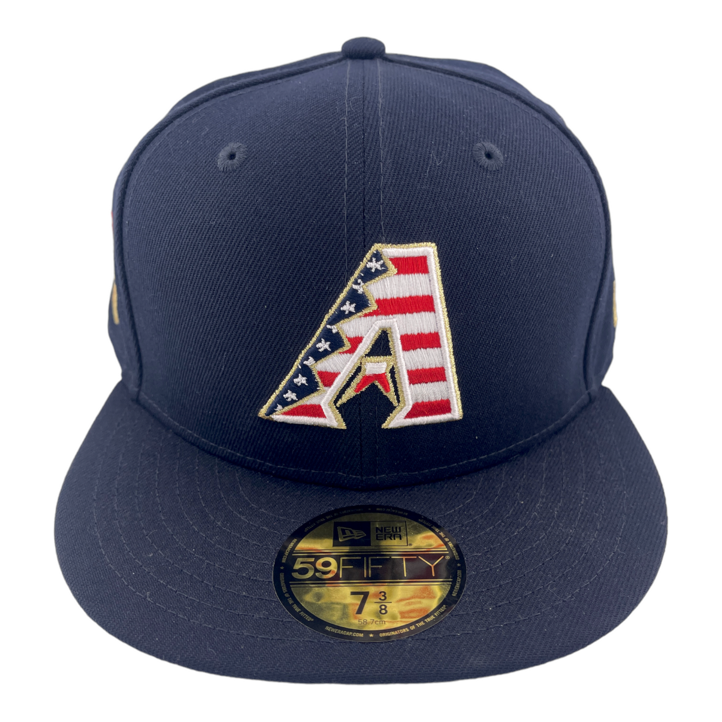 New Era Arizona Diamondbacks Classic A Flag Logo 4th of July Patch 59FIFTY Hat