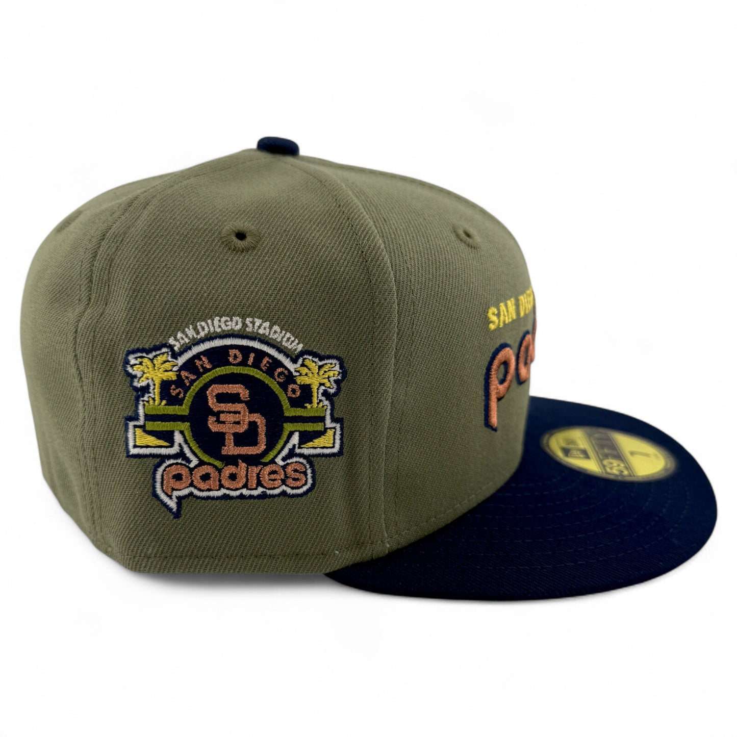 New Era San Diego Padres MLB Tropical Tree Pack Stadium 59FIFTY Fitted Hat Cap