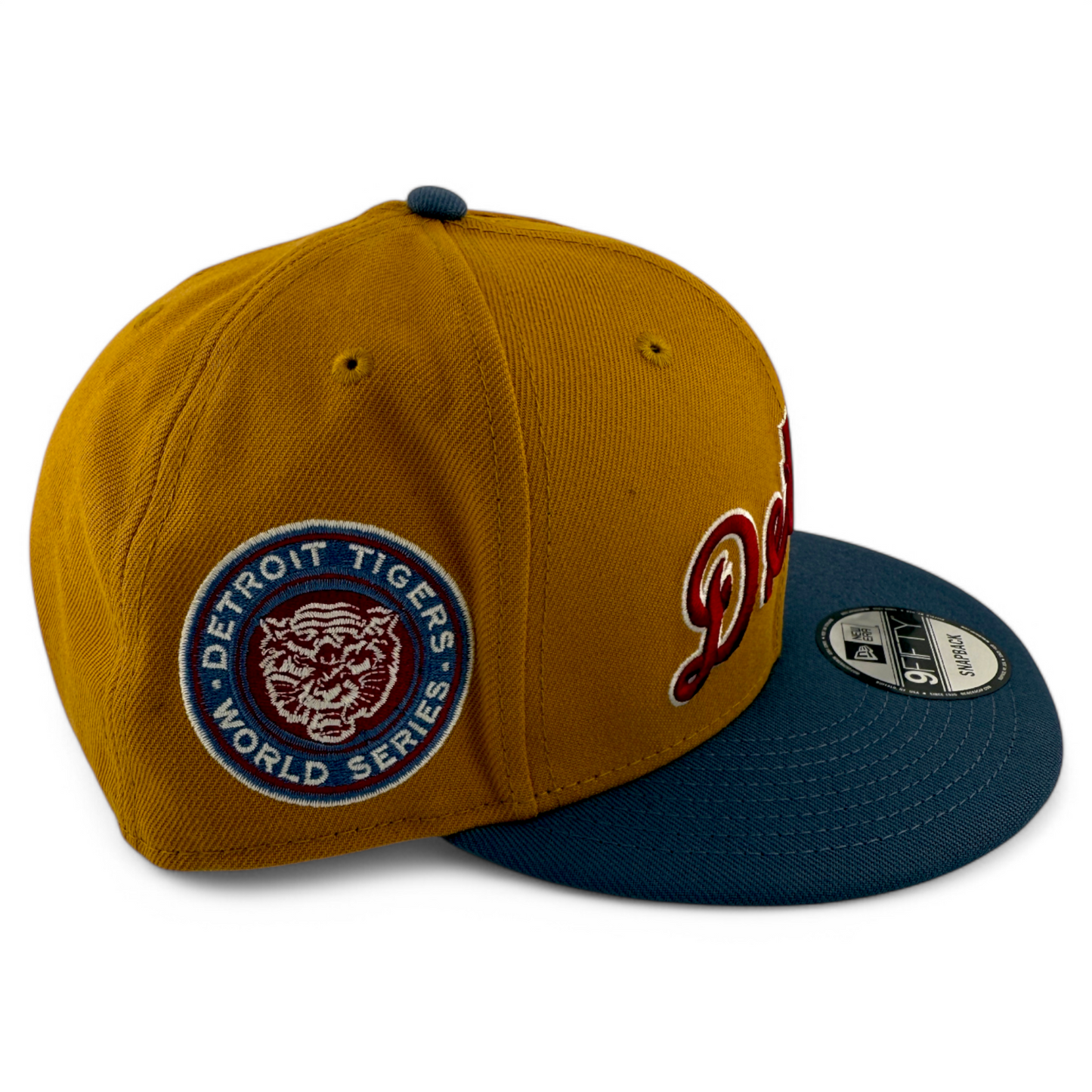 New Era Detroit Tigers MLB Panama Tan 9FIFTY Snapback Adjustable Hat Cap