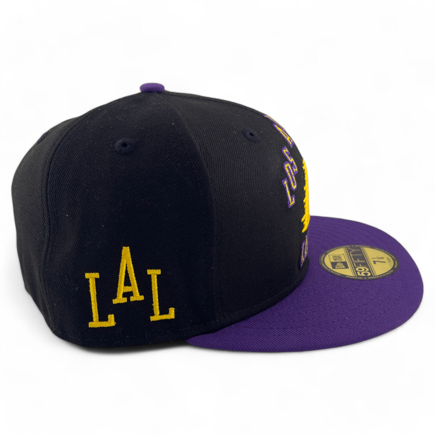 New Era Los Angeles Lakers NBA 2023 City Edition Purple 59Fifty Fitted Hat Cap