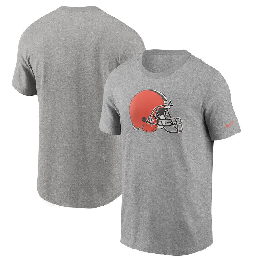 Nike Cleveland Browns Primary Logo T-Shirt Heathered Gray N199-06G Men's