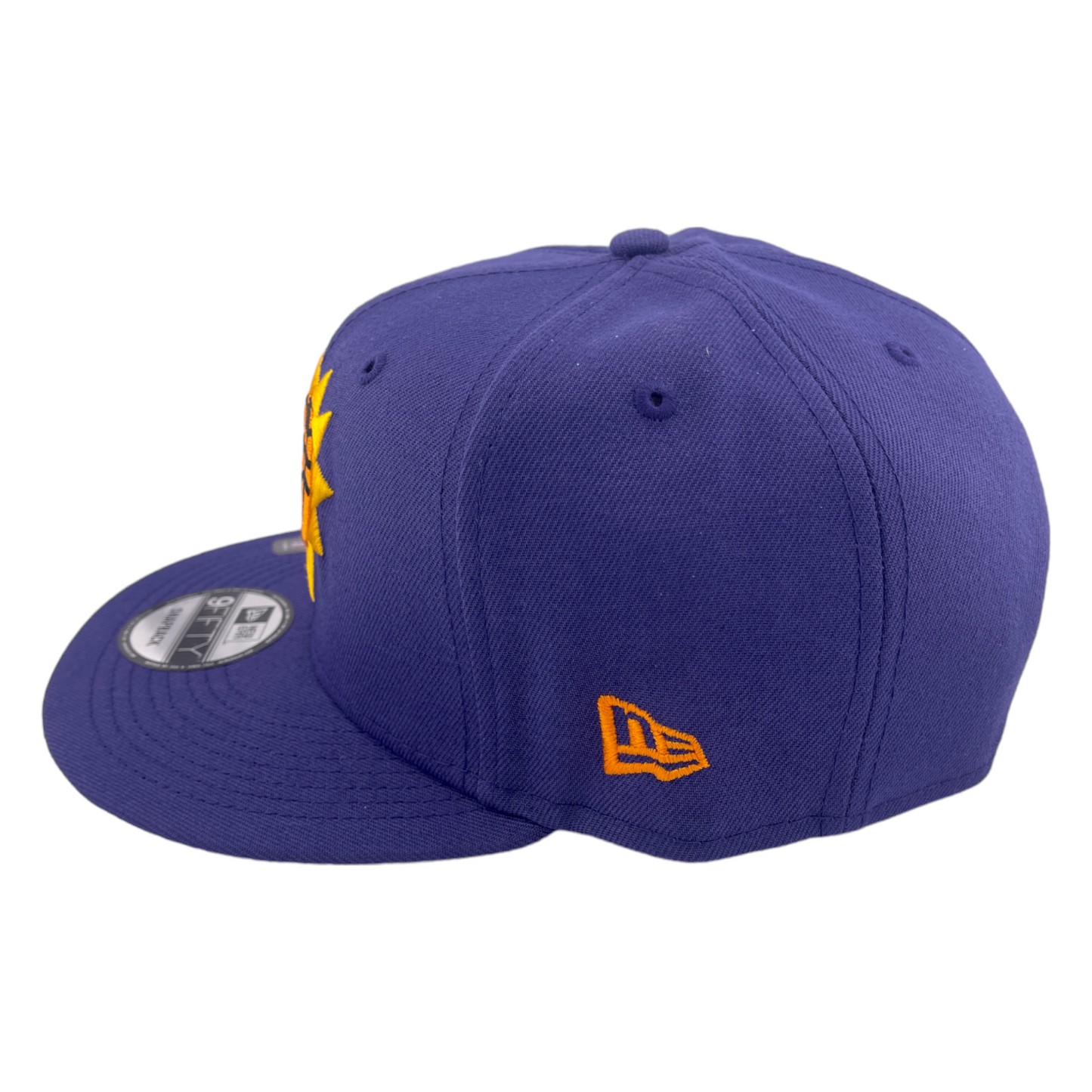 New Era Phoenix Suns Back Half Patch Purple/Grey UV NBA 9FIFTY Snapback Hat Cap