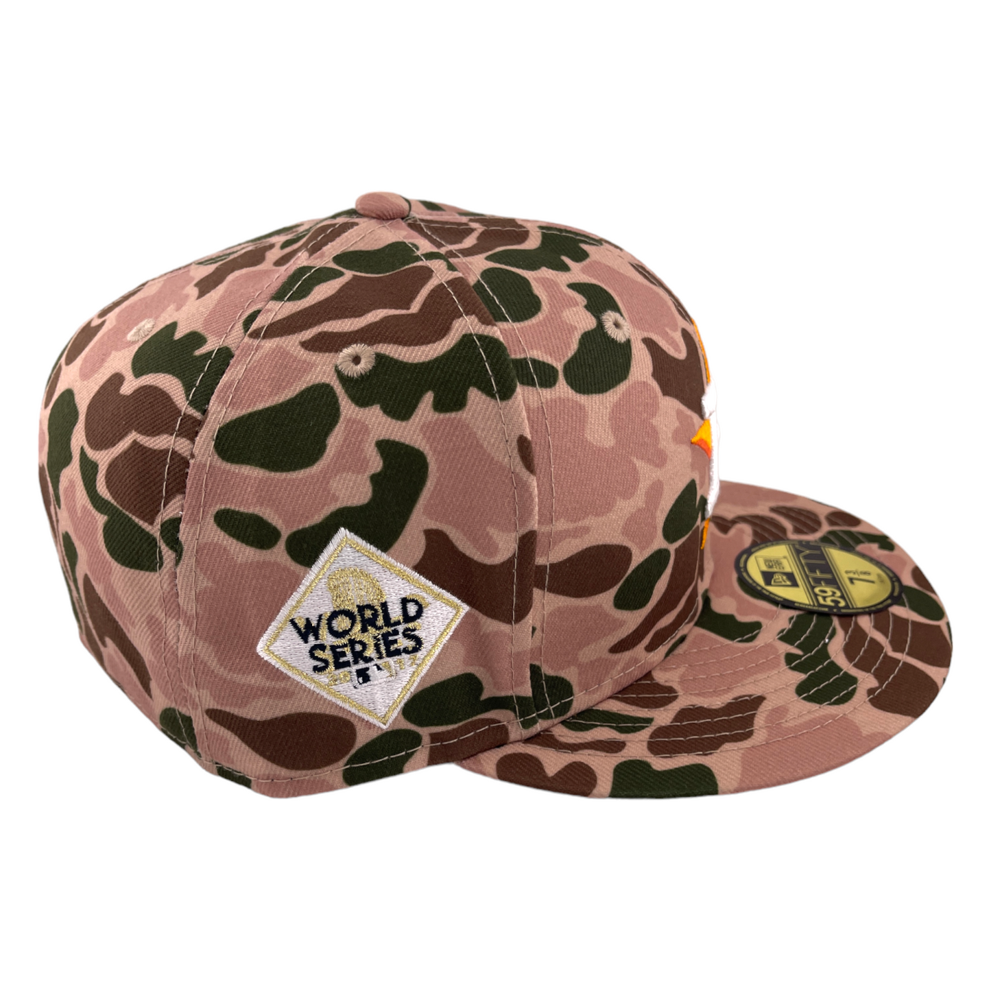 New Era Houston Astros World Series 2017 Side Patch Duck Camo 59FIFTY Fitted Hat Cap