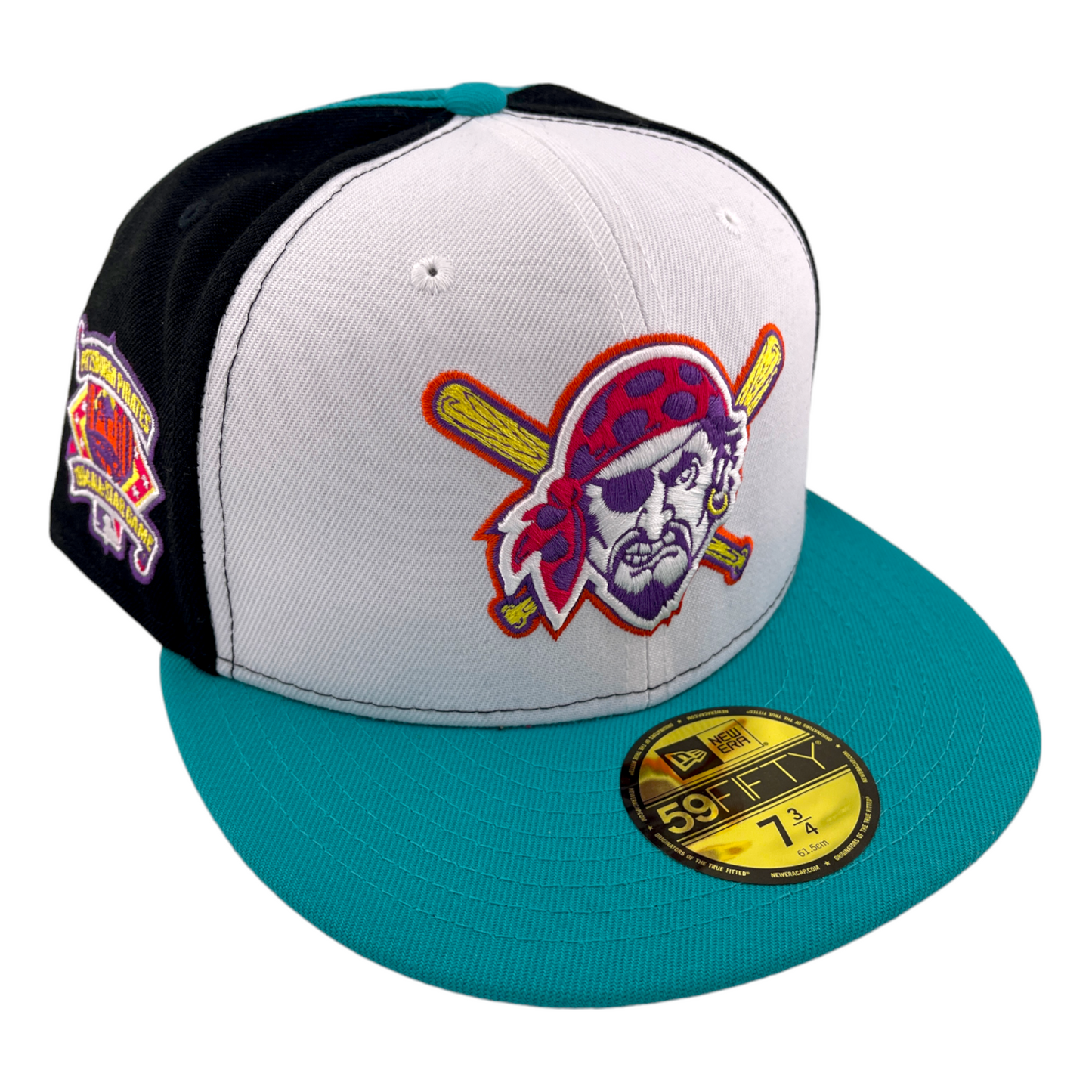 New Era Pittsburgh Pirates 1994 All-Star Game Patch Retro Pinwheel 59FIFTY Hat Cap