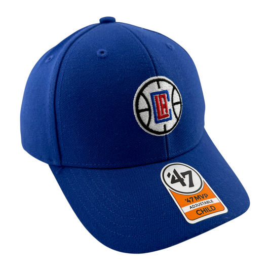 '47 Brand Los Angeles Clippers NBA Classic Blue MVP Adjustable Hat Child Kids