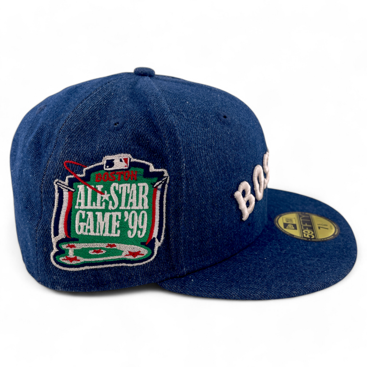 New Era Boston Red Sox MLB Denim 1999 All-Star Game Patch 59FIFTY Fitted Hat