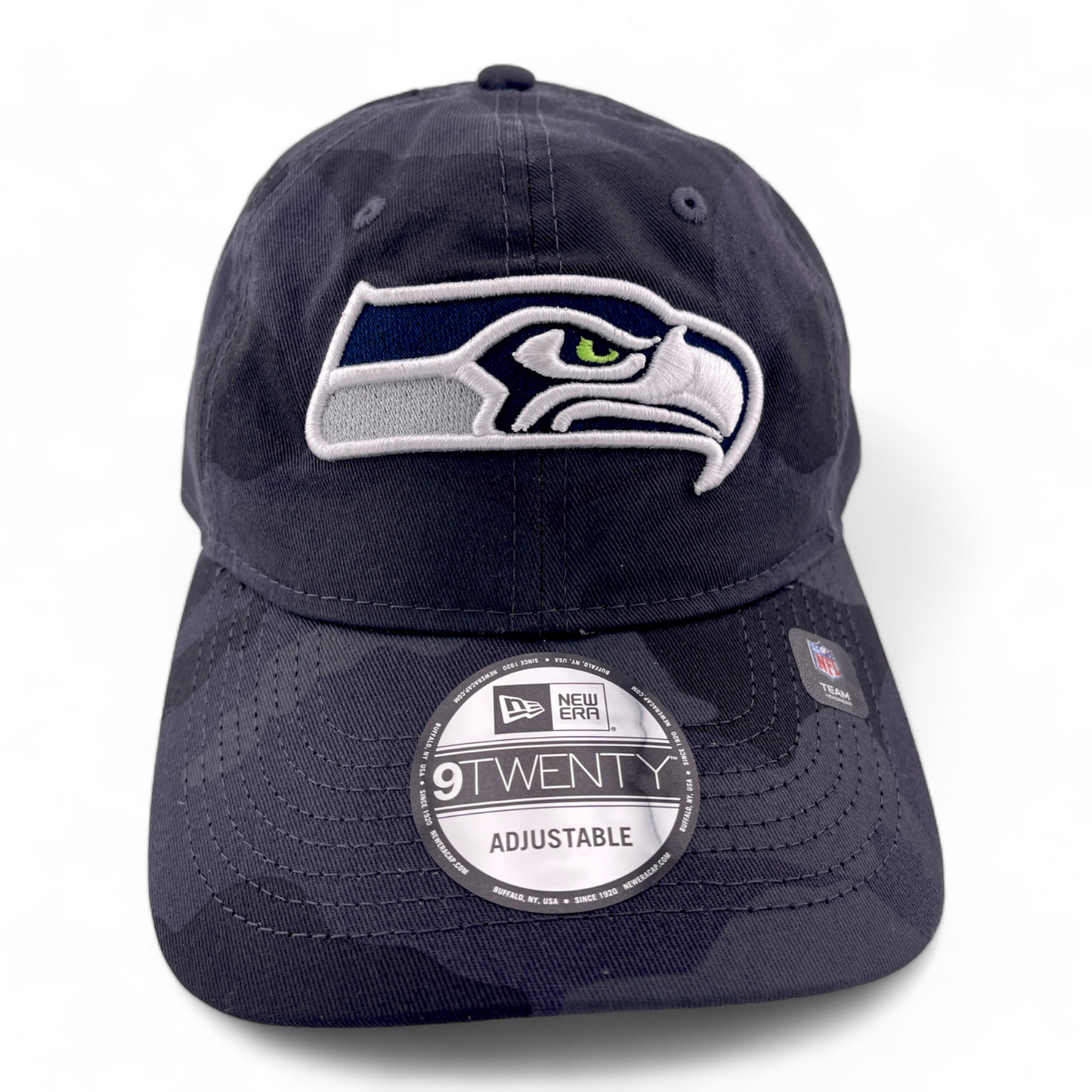 New Era Seattle Seahawk NFL Core Classic Camo 9Twenty Adjustable Dad Hat Cap