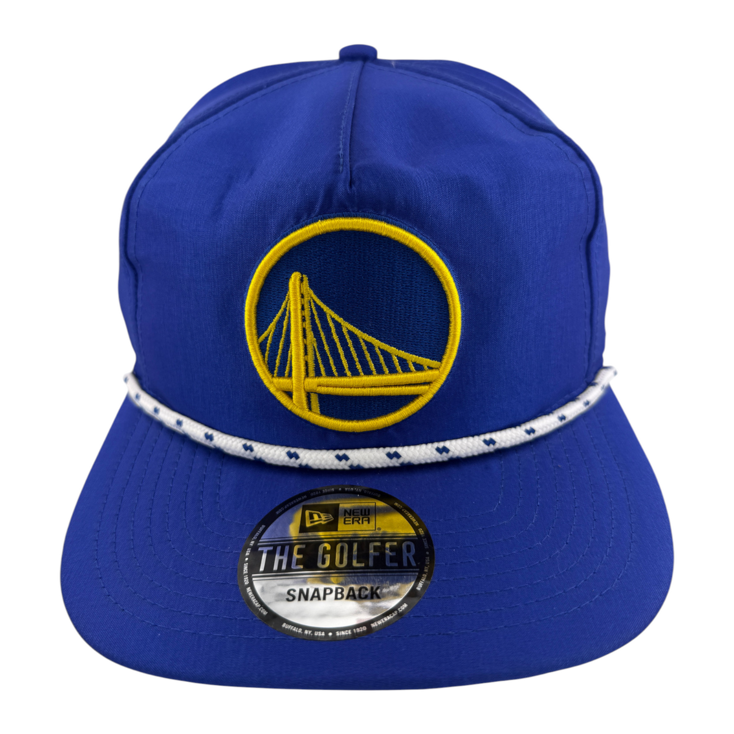 New Era Golden State Warriors A-Frame Rope The Golfer Snapback Adjustable Hat