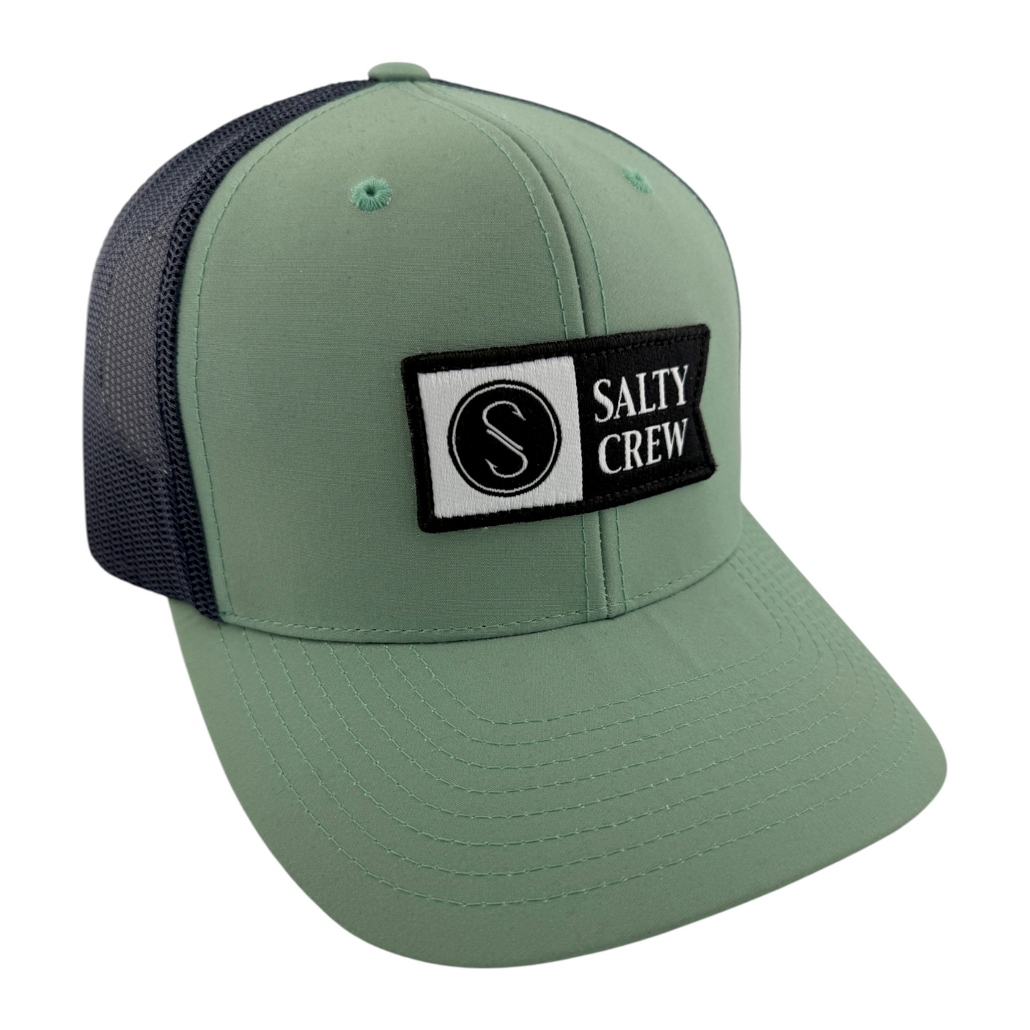 Salty Crew Pinnacle 2 Retro Sea Foam Mesh back Trucker SnapBack Adjustable Hat