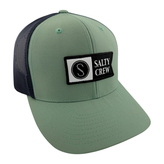 Salty Crew Pinnacle 2 Retro Sea Foam Mesh back Trucker SnapBack Adjustable Hat