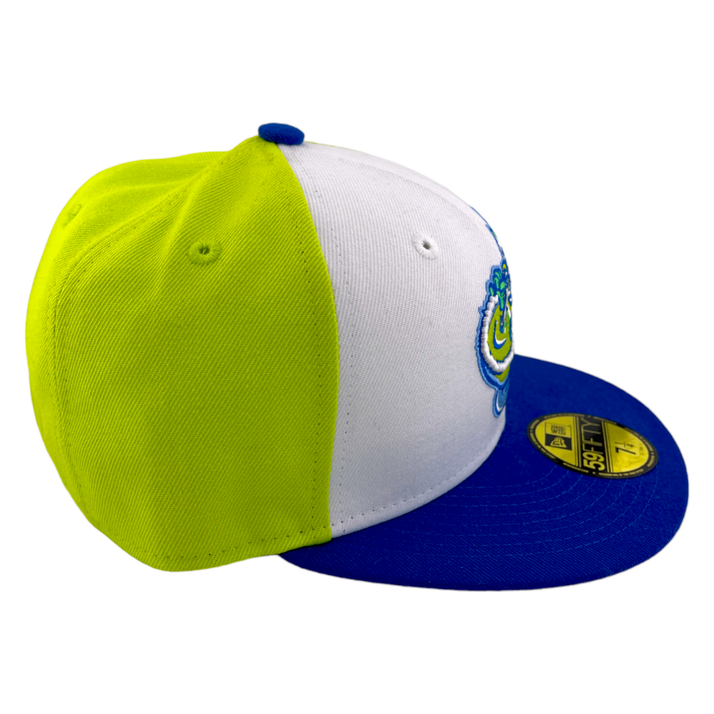 New Era El Paso Margaritas Lime Green/Blue/White/Black MiLB 59Fifty Fitted Hat Cap