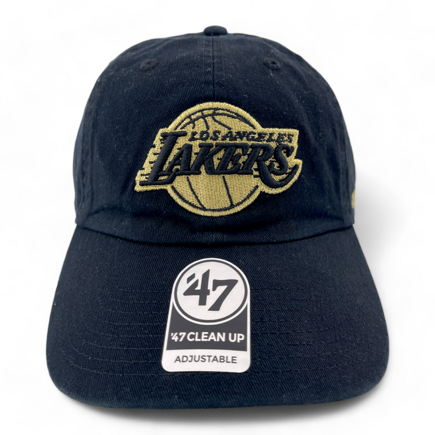 '47 Brand Los Angeles Lakers NBA Gold/Black Clean Up Adjustable Dad Hat Cap