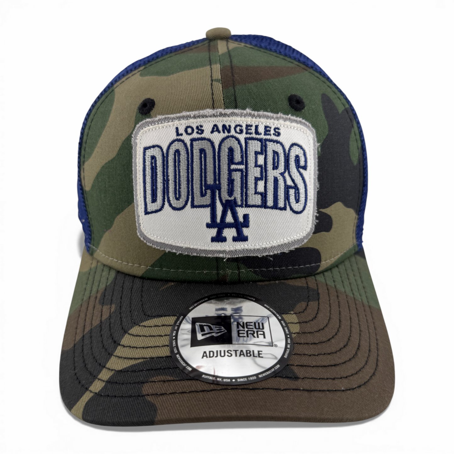 New Era Los Angeles Dodgers Camouflage Trucker Mesh Back Adjustable Snapback Hat