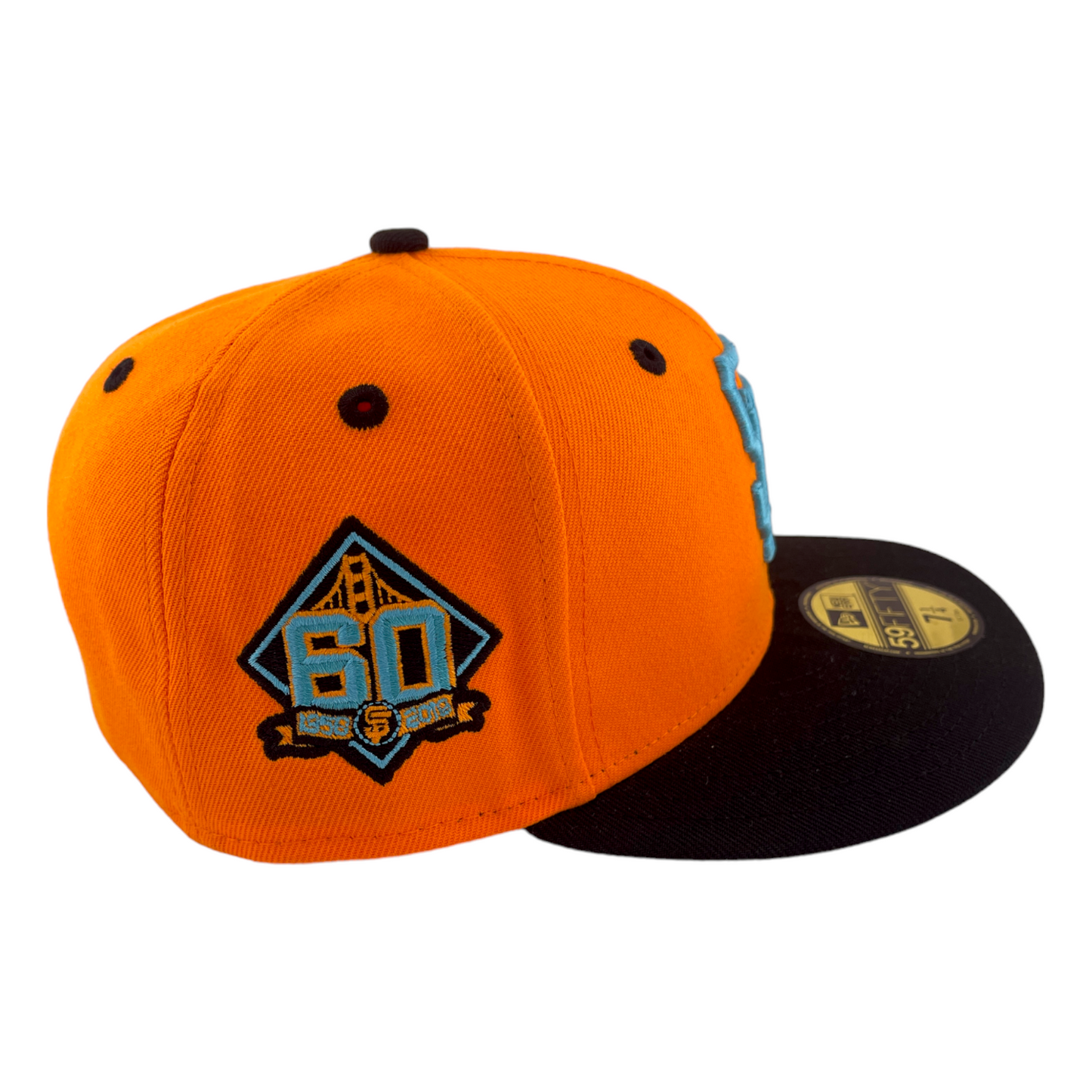 New Era San Francisco Giants 60th Anniversary Orange/Black 59FIFTY Fitted Hat Cap