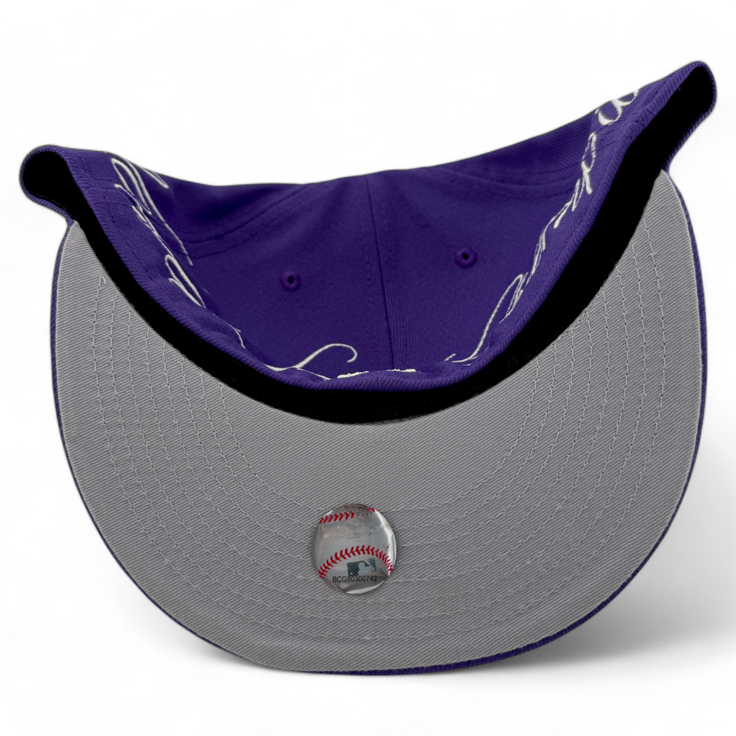 New Era Arizona Diamondbacks MLB Purple Historic Champs 2001 Pin 59FIFTY Fitted