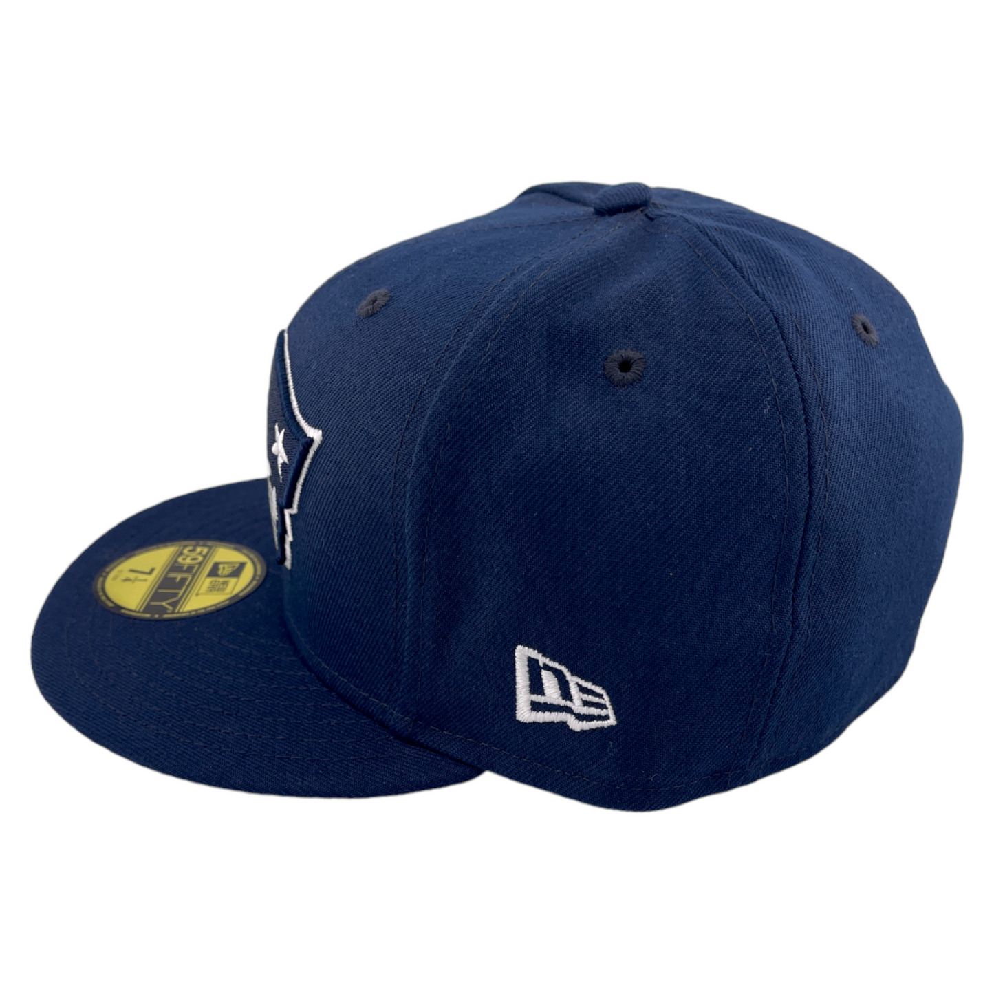 New Era New England Patriots Omaha Main Navy Blue/Grey 59Fifty Fitted Hat Cap