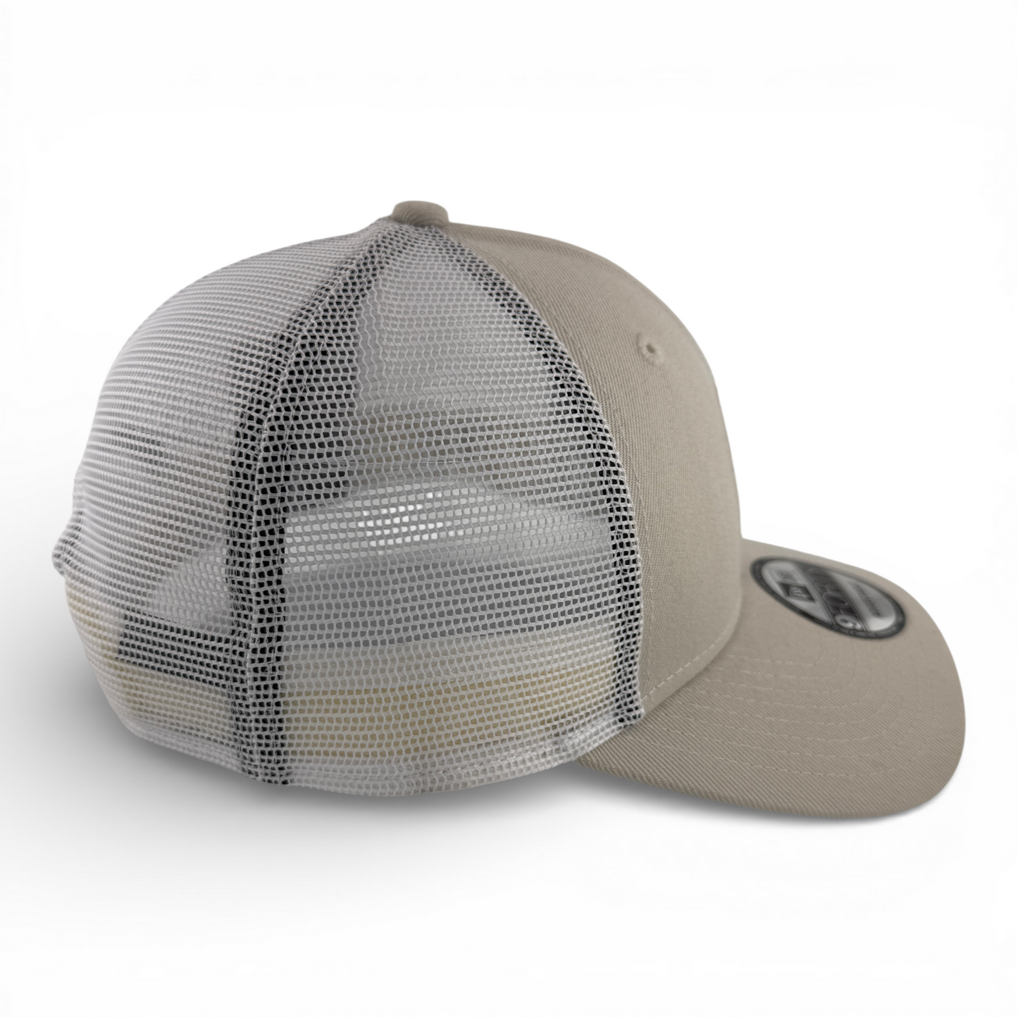 New Era Chicago Cubs MLB Stone Tan Khaki Mesh 9Forty Snapback Adjustable Hat Cap