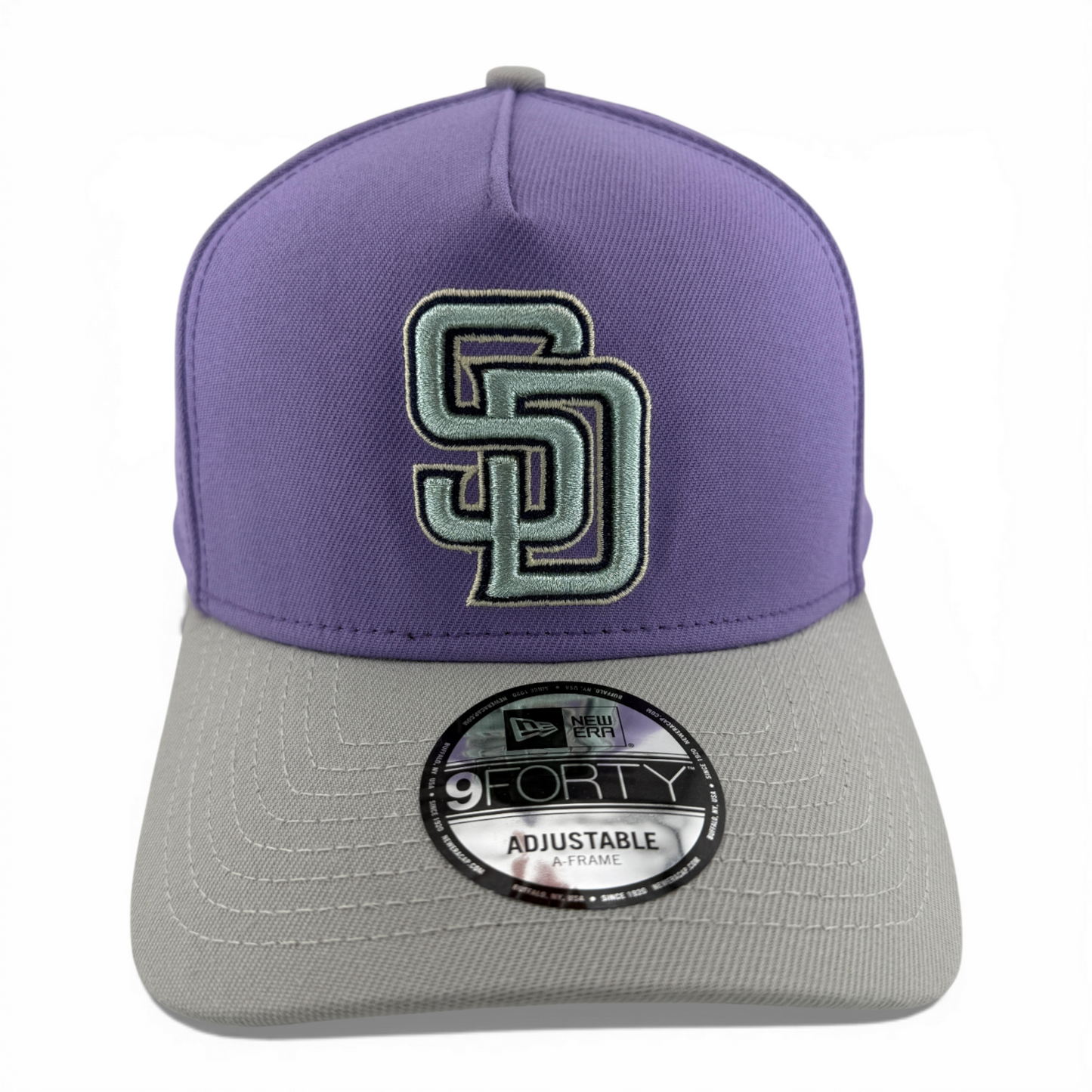 New Era San Diego Padres MLB Pastel A-Frame 9Forty Snapback Adjustable Hat Cap