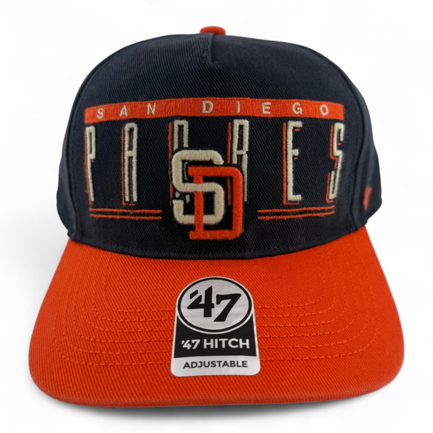 '47 Brand San Deigo Padres Double Header Hitch A-Frame Snapback Adjustable Hat