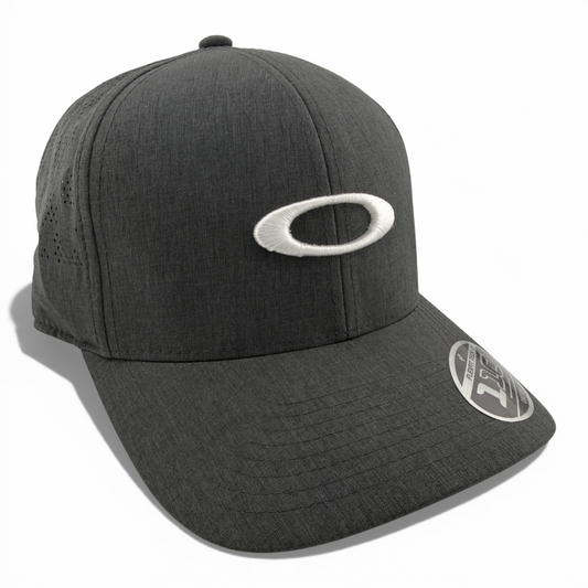 Oakley Golf Pro Performance Dark Grey Sport Back Adjustable Strapback Hat Cap