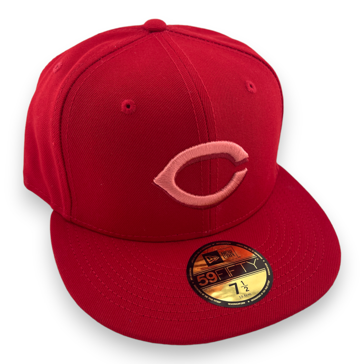 New Era Cincinnati Reds Monocamo Pack Camo Sweatband Red/Pink UV 59FIFTY Hat Cap