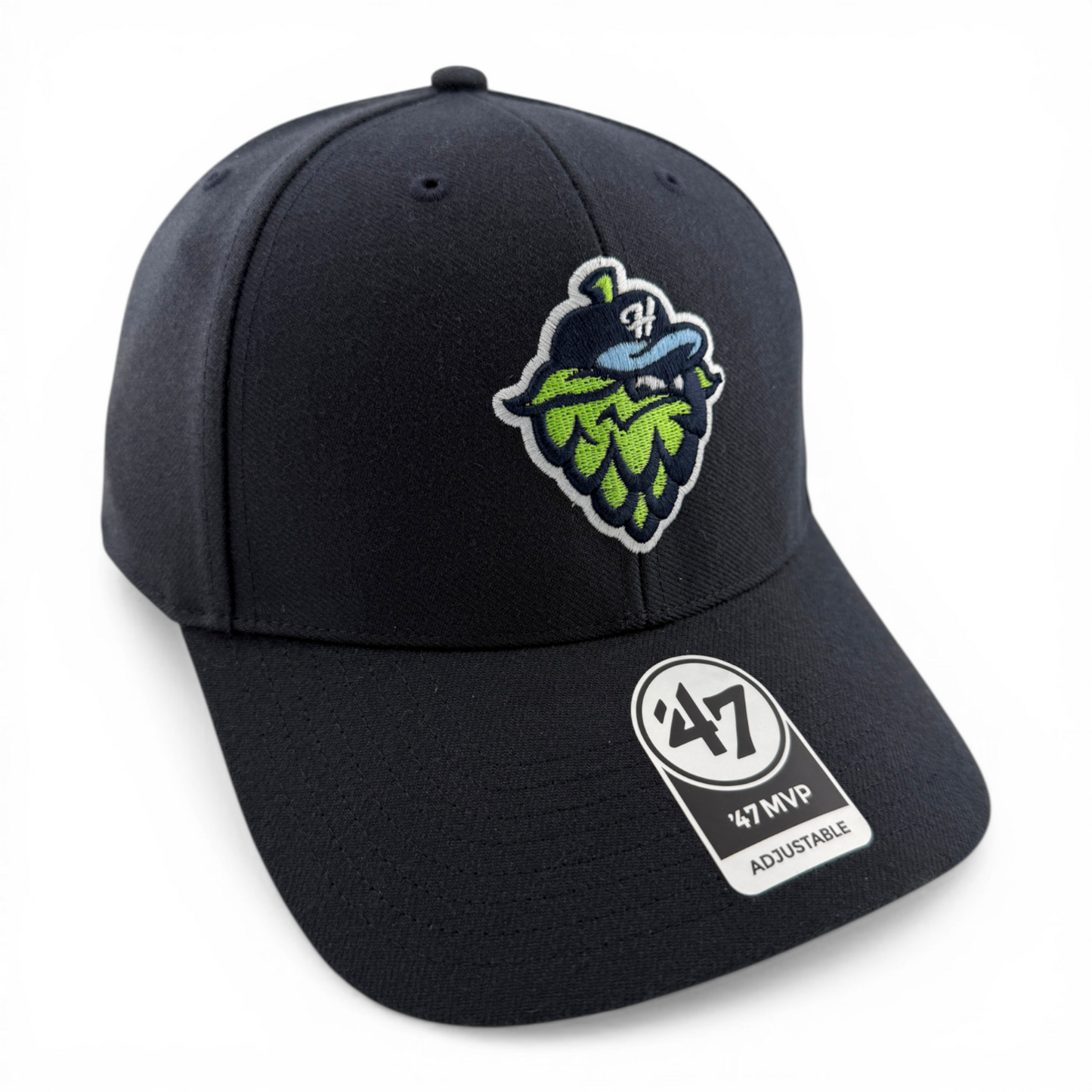 '47 Brand Hillsboro Hops MiLB Team Classic Navy MVP Adjustable Strapback Hat Cap