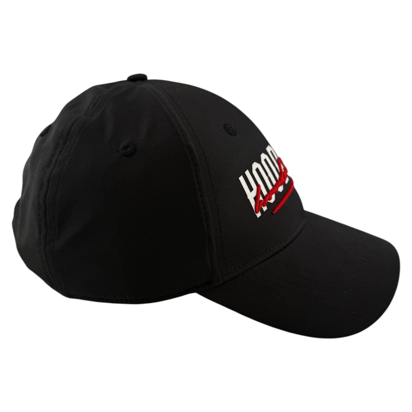 Hoodrich OG Double Scipt Red Logo Internal Pocket Adjustable Strapback Hat Cap