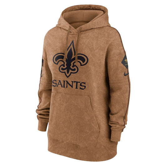Nike New Orleans Saints 2023 Salute To Service Pullover Hoodie Women's Size M