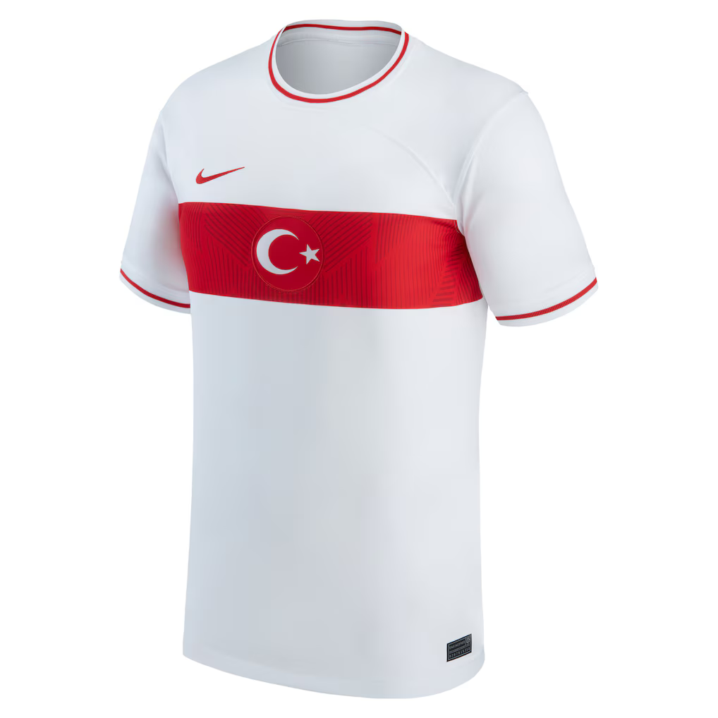Nike Turkey National Team 2022/23 Home Replica Football Soccer Jersey White 3XL